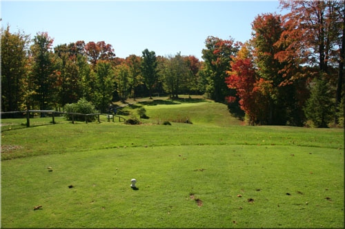Chestnut Hills Golf hole #5 tee