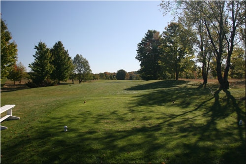 Chestnut Hills Golf hole #9 tee