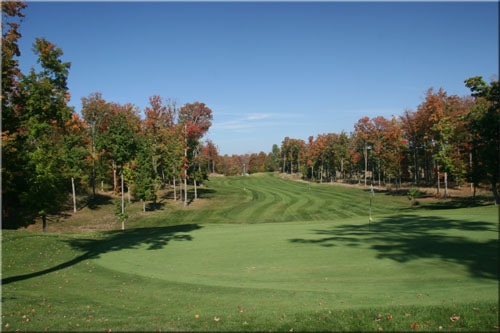 Chestnut Hills Golf hole #10 green